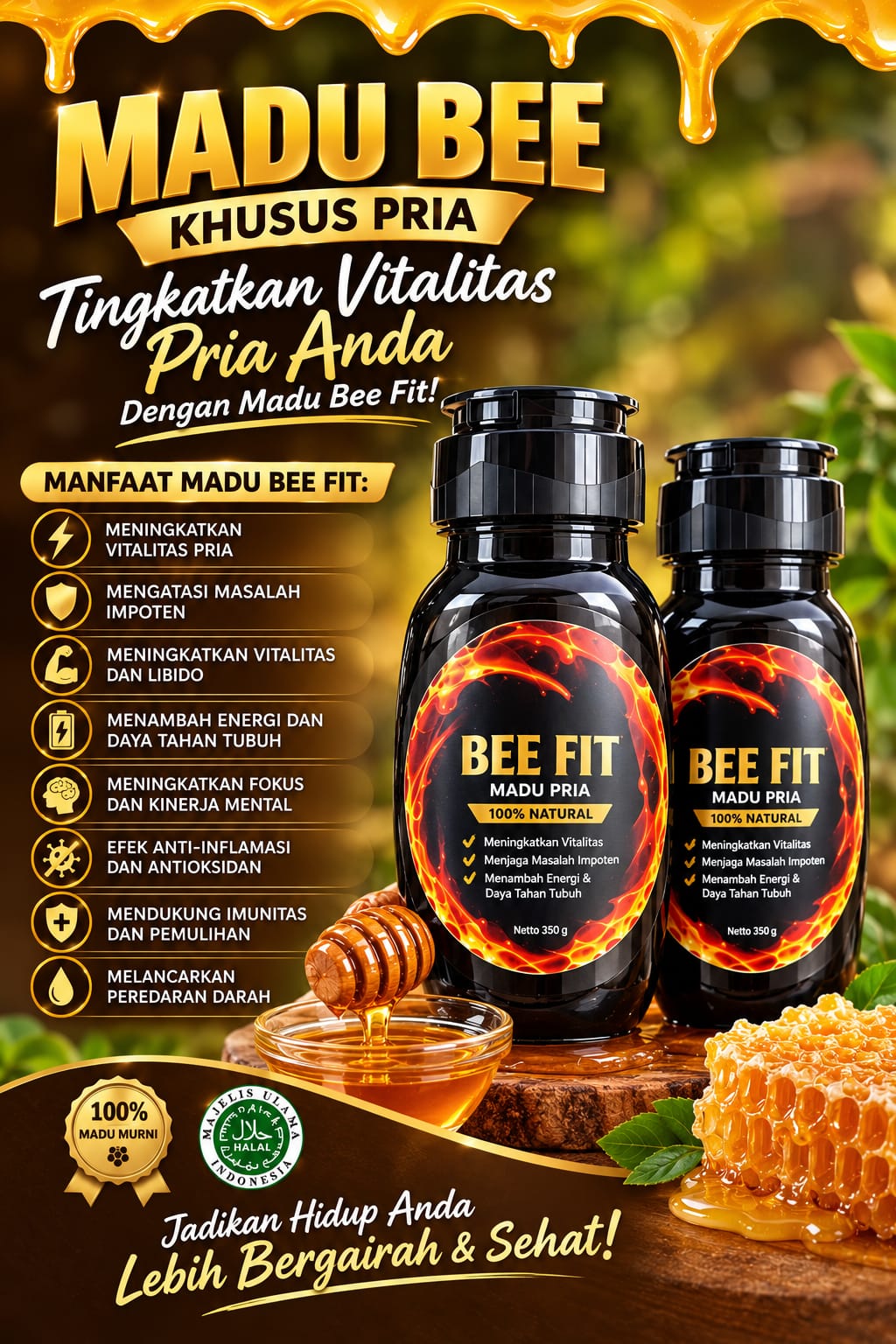 Tampilan Bee Fit Madu Pria 2