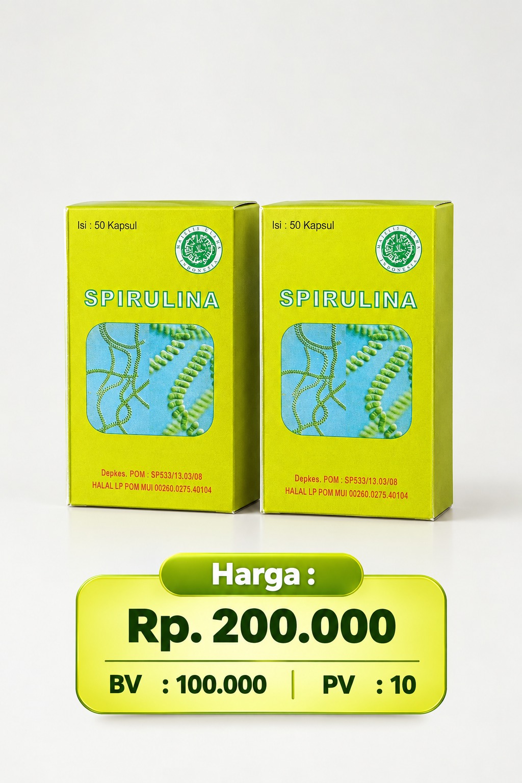 Tampilan Spirulina 3