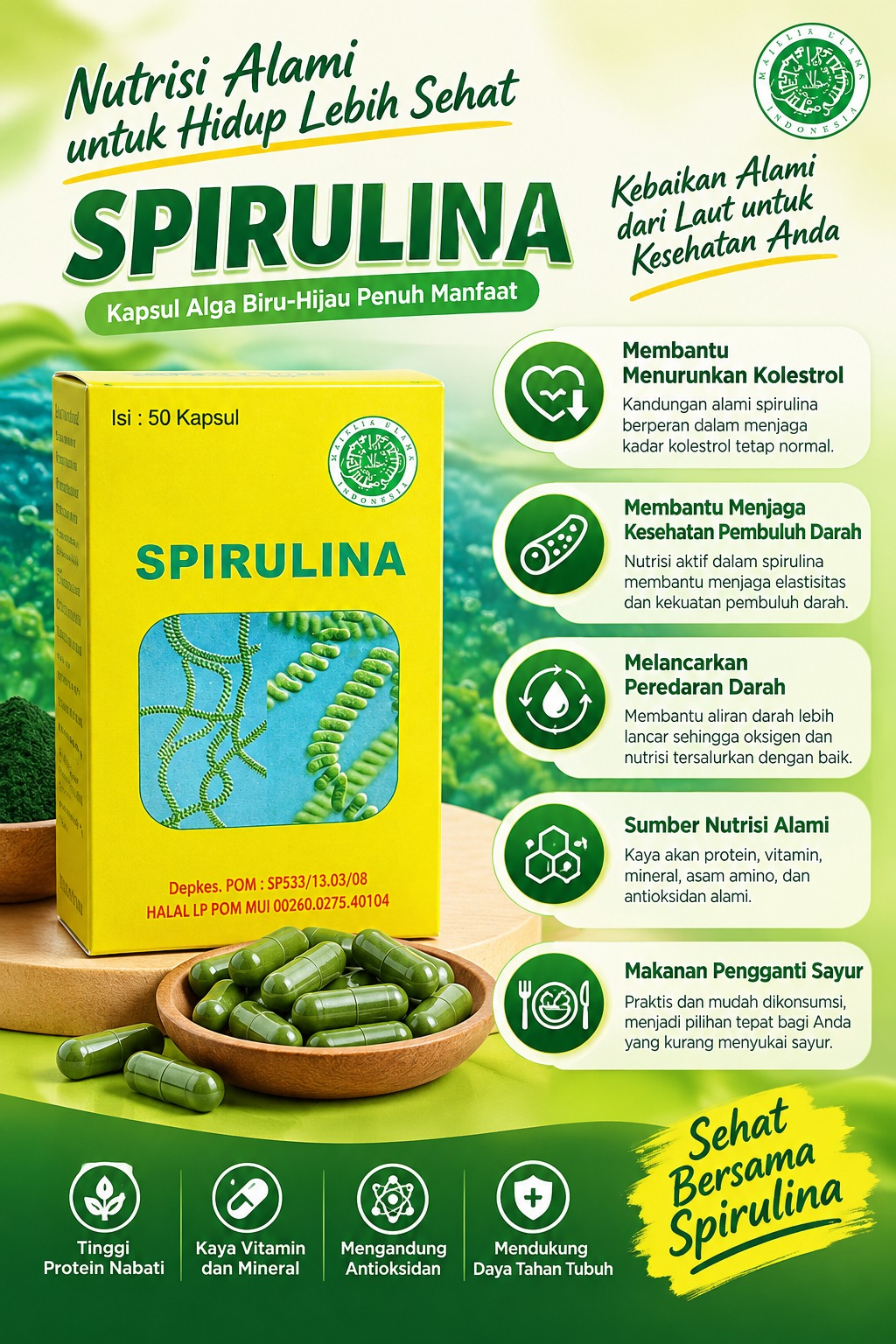 Tampilan Spirulina 2
