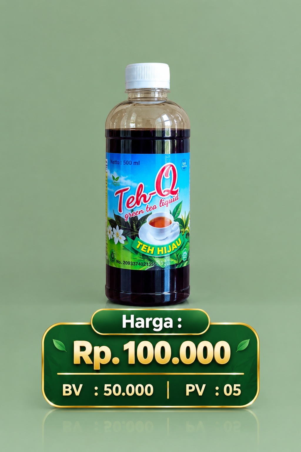Teh-Q Green Tea Liquid