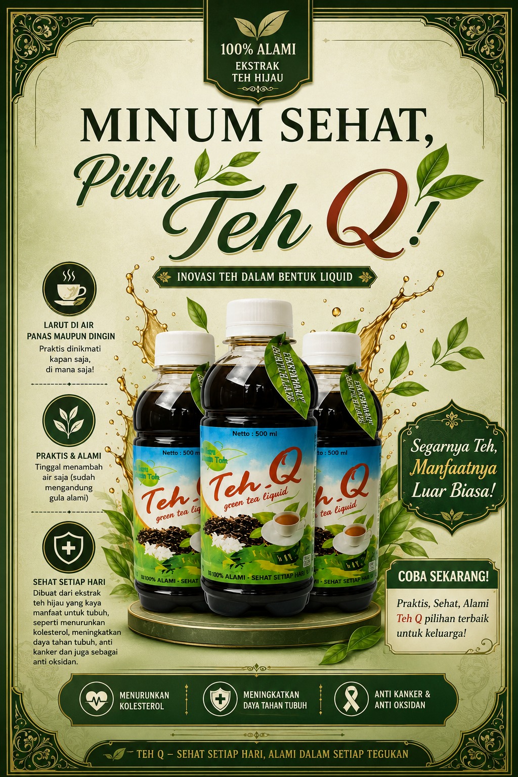 Tampilan Teh-Q Green Tea Liquid 2